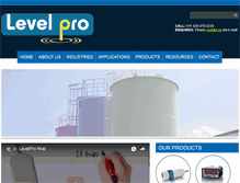 Tablet Screenshot of levelprosales.com